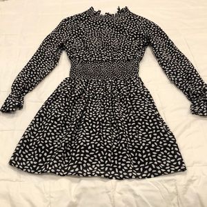 Never Worn  PInk Lily Black Animal Print Dress